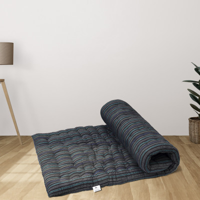 Pillowking Matt-72X36-02Black Line 3 inch Single Cotton Mattress(L x W: 72 inch x 36 inch)