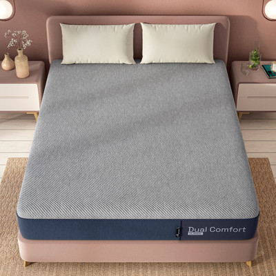 Wakefit Dual Comfort - Reversible Hard & Soft 6 inch Queen High Resilience (HR) Foam Mattress(L x W: 72 inch x 60 inch)