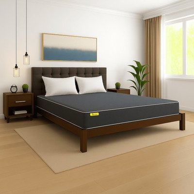 RELAX FRESH High Resilience Single Layer Foam Mattress 4 inch King High Density (HD) Foam Mattress(L x W: 70 inch x 72 inch)