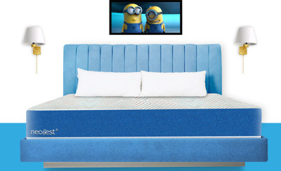 Neobest DDQ78608 Orthopaedic Deluxe Dual mattress 8 inch Queen Bonded Foam Mattress(L x W: 78 inch x 60 inch)