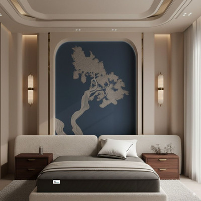 Aeronix Rubberised Coir Mattress Firm Orthopedic Natural Cooling Breathable Fabric 4 inch King Coir Mattress(L x W: 75 inch x 72 inch)