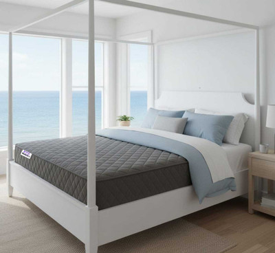 Aeronix Dual Comfort - Hard & Soft 5 inch Double High Resilience (HR) Foam Mattress(L x W: 72 inch x 72 inch)
