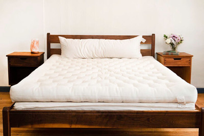 IMSmartMart Cotton Quilt White Mattress, 72x72x5 Inches, Double Bed 5 inch Double Cotton Mattress(L x W: 72 inch x 72 inch)