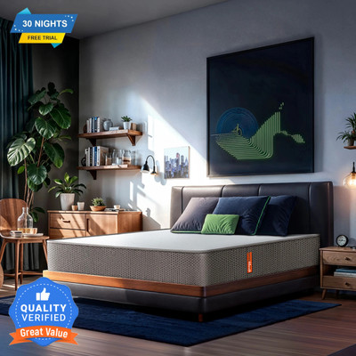 Sleepyhead Flip - Dual Sided 4 inch King High Density (HD) Foam Mattress(L x W: 78 inch x 72 inch)
