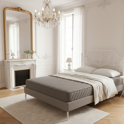 Aeronix Dual Comfort - Hard & Soft 4 inch Queen High Resilience (HR) Foam Mattress(L x W: 72 inch x 60 inch)