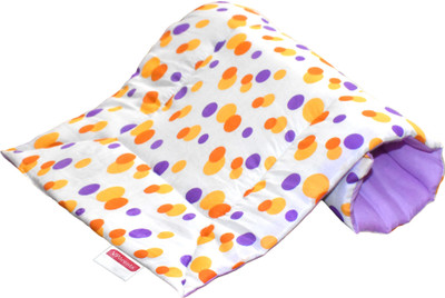 VParents Cotton Single Sized Bedding Set(Orange, 1)