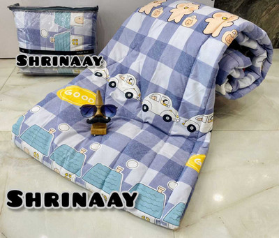 SHRINAAY Polyester Single Sized Bedding Set(Purple, 1 PCS OF COMFORTER)