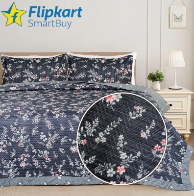 Flipkart SmartBuy Cotton Double King Sized Bedding Set(Black)