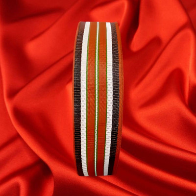 Basrah niwar Nylon Single Sized Bedding Set(Orange, 1 niwar roll)