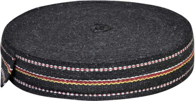 BN BASRAH NIWAR Cotton King Sized Bedding Set(Black, 1 niwar roll)
