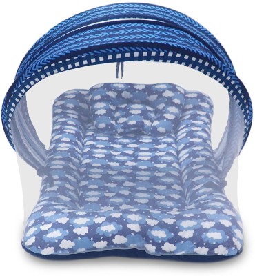 Kradyl Kroft Cotton Baby Bed Sized Bedding Set(Blue, 1)