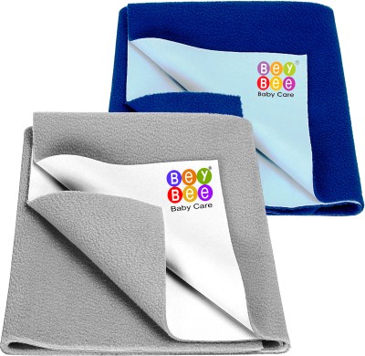 BeyBee Fast Dry Sheet Quick Original Baby Dry Sheet(Grey, Royal Blue)