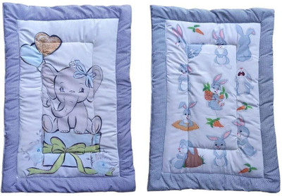 Ronqiza Cotton Baby Bed Sized Bedding Set(Multicolor, 2 set Godari)