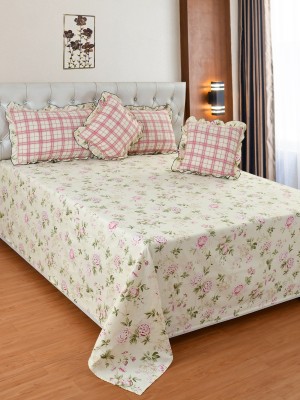 BREVARD Polycotton King Sized Bedding Set(Multicolor)