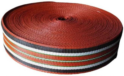 Basrah niwar Nylon King Sized Bedding Set(Orange, 1 niwar roll)