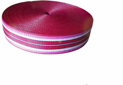 Basrah niwar Nylon King Sized Bedding Set(Pink, 1 niwar roll)