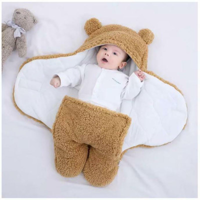 KMRSYSCO Wool Single Sized Bedding Set(Brown Unicorn, 1 Sleeping Bag)