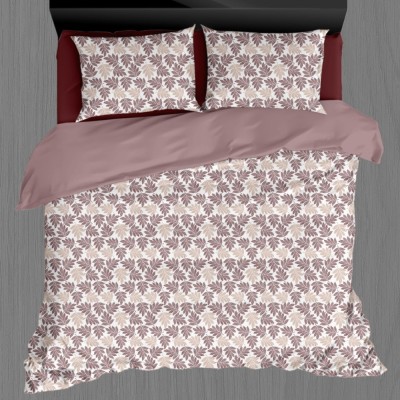KWALITY DREAMS Geometric King Comforter for  AC Room(Poly Cotton, Dark Brown)