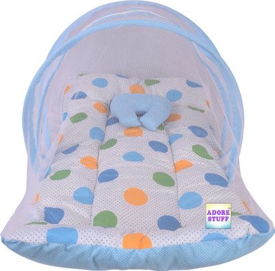 adore stuff Cotton Baby Bed Sized Bedding Set(Blue, 1)