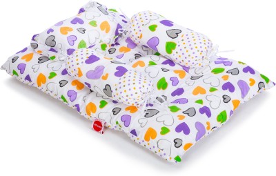 VParents Cotton Baby Bed Sized Bedding Set(Purple)