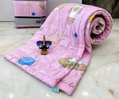 SHRINAAY Polyester Single Sized Bedding Set(Pink, 1 PCS OF COMFORTER)