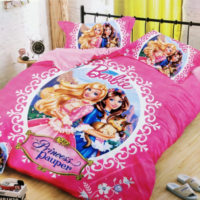 MR VIHAAN Microfiber King Flat 135 TC 3D Printed Bedsheet(Pack of 1, Pink)