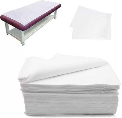 SassyVilla Polycotton Single Flat 0 TC Solid Bedsheet(Pack of 15, White)