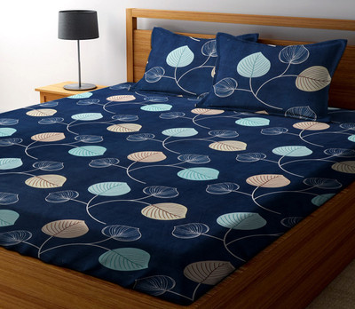 Amrange 210 TC Cotton Crib 3D Printed Flat Bedsheet(Pack of 1, Multicolor)