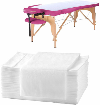 Wovas 30 TC Polycotton Single Solid Flat Bedsheet(Pack of 10, White)