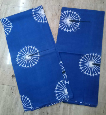 Flowearura Cotton Single Flat 23 TC Printed Bedsheet(Pack of 2, Multicolor)