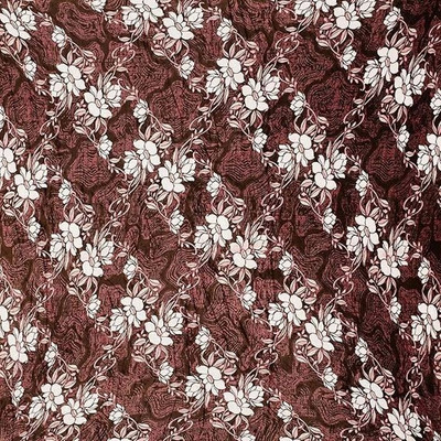 SHOPHOX Woolen Single Fitted (Elastic) 300 TC Abstract Bedsheet(Pack of 1, Brown, Orange)