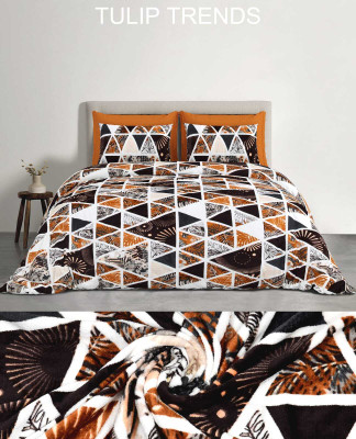 CRAFTSWELL STUDIO Cotton King Flat 210 TC Printed Bedsheet(Pack of 1, Multicolor)