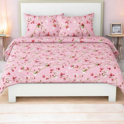 LX LOYREX Microfiber King Fitted (Elastic) 212 TC Solid Bedsheet(Pack of 1, Multicolor)