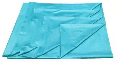 Devisha Decor Elastic Strap Double Size Waterproof Mattress Cover(Blue)