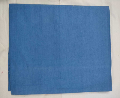 SRH 180 TC Cotton Single Solid Flat Bedsheet(Pack of 1, Blue)
