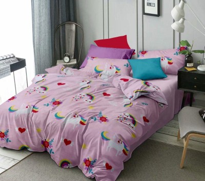 Priscilla Cotton Double King Sized Bedding Set(Design 8)