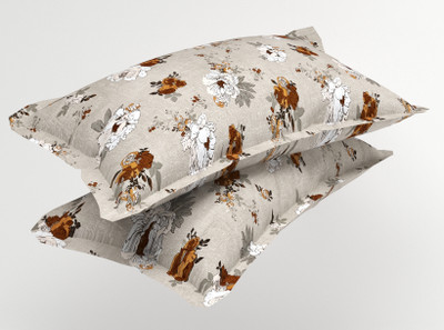 Flipkart SmartBuy Microfiber Pillows Cover(Pack of 2, 50 cm*76 cm, Beige)