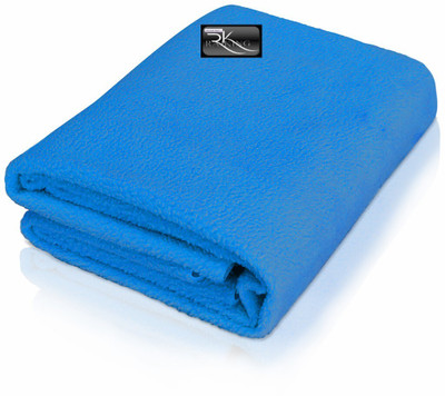 Rajking Cotton, Fleece Baby Bed Protecting Mat(ROYAL BLUE, Small)