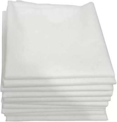 Massy 32 TC Microfiber Single Solid Flat Bedsheet(Pack of 20, White)