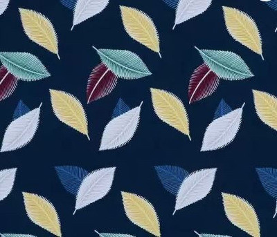 ABC Cotton King Flat 240 TC Floral Bedsheet(Pack of 1, Blue)