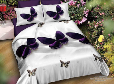 Aaarav textile Polycotton, Microfiber, Cotton Blend Double Flat 160 TC 3D Printed Bedsheet(Pack of 1, Multicolor)