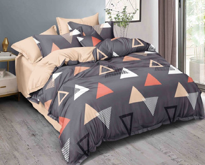 Laying Style 350 TC Microfiber King 3D Printed Fitted (Elastic) Bedsheet(Pack of 1, King Size Double Fitted Bedsheet Size 72X78X8 With 2 Pillow Cover-16)