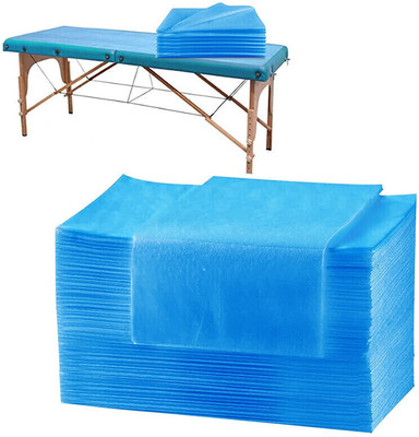 SassyVilla Polycotton Single Flat 0 TC Solid Bedsheet(Pack of 15, Blue)