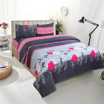 CREATURE 260 TC Cotton Double Printed Flat Bedsheet(Pack of 1, Multicolor)