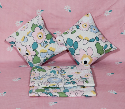 SUKHAURA Cotton King Flat 300 TC Printed Bedsheet(Pack of 1, Multicolor)