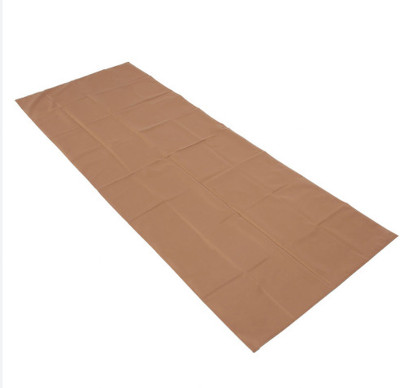 Kudize 180 TC Microfiber Single Solid Flat Bedsheet(Pack of 50, Brown)