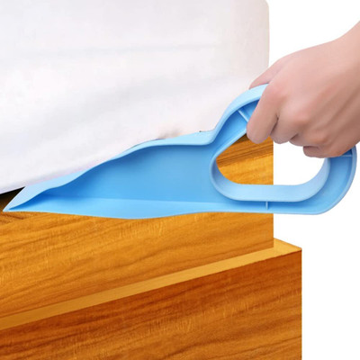 SEVENSPACE Mattress Lifter Tool 2 in 1 Bedsheet Tucker Tool Bedsheet Mattress Lifter Stand Coinfinitive Mattress Lifter Handy Tool Bed Making Tool Non-magnetic Line Level(14 cm)