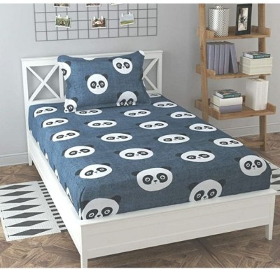 Spring Board 144 TC Polycotton Single Cartoon Flat Bedsheet(Pack of 1, Style)