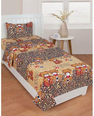 Spring Board 144 TC Polyester Single, Queen Solid Flat Bedsheet(Pack of 1, Style)