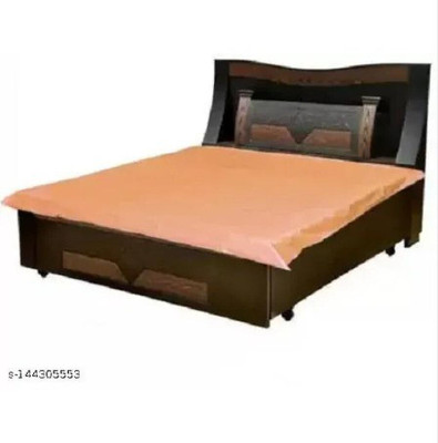 BONA SORT 1 TC Polyester Double Solid Flat Bedsheet(Pack of 1, Multicolor)